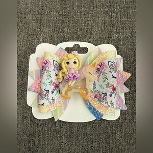 Hand Crafted Pastel Princess Doll Hair Bow